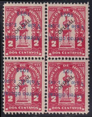 Honduras #CO38a variety Mint Hinged  F - VF Inverted Overprint "193" for 1933