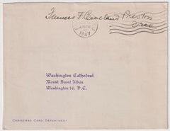 Autographs Frances F. Cleveland Presrton, 1947 Free Frank Cover