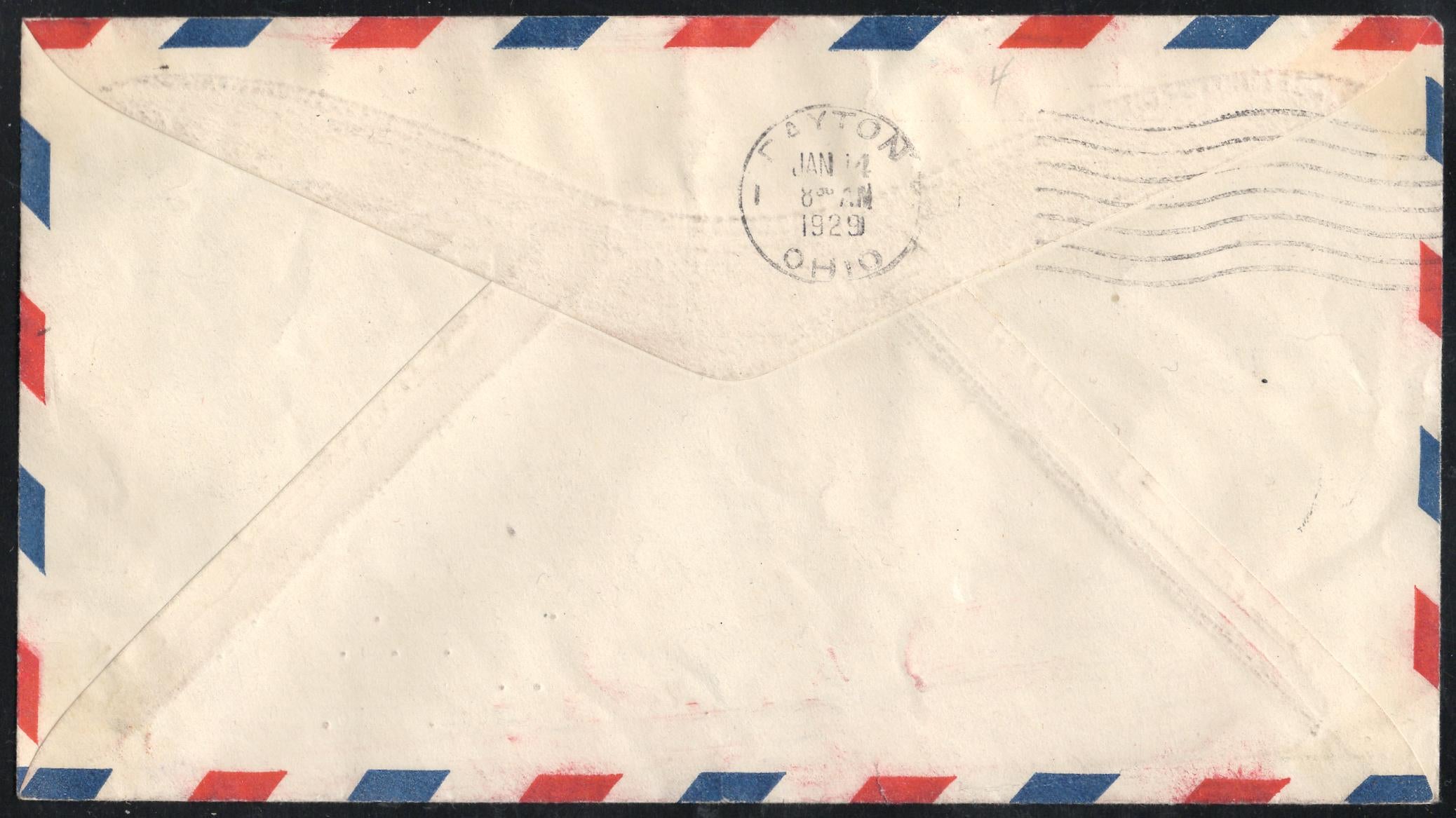 US 1929 C5-C11 on UC1 FD Cover Signed by Harry S. New, PMG