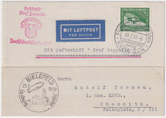 Germany 1939 Bielefeld Flight Cover