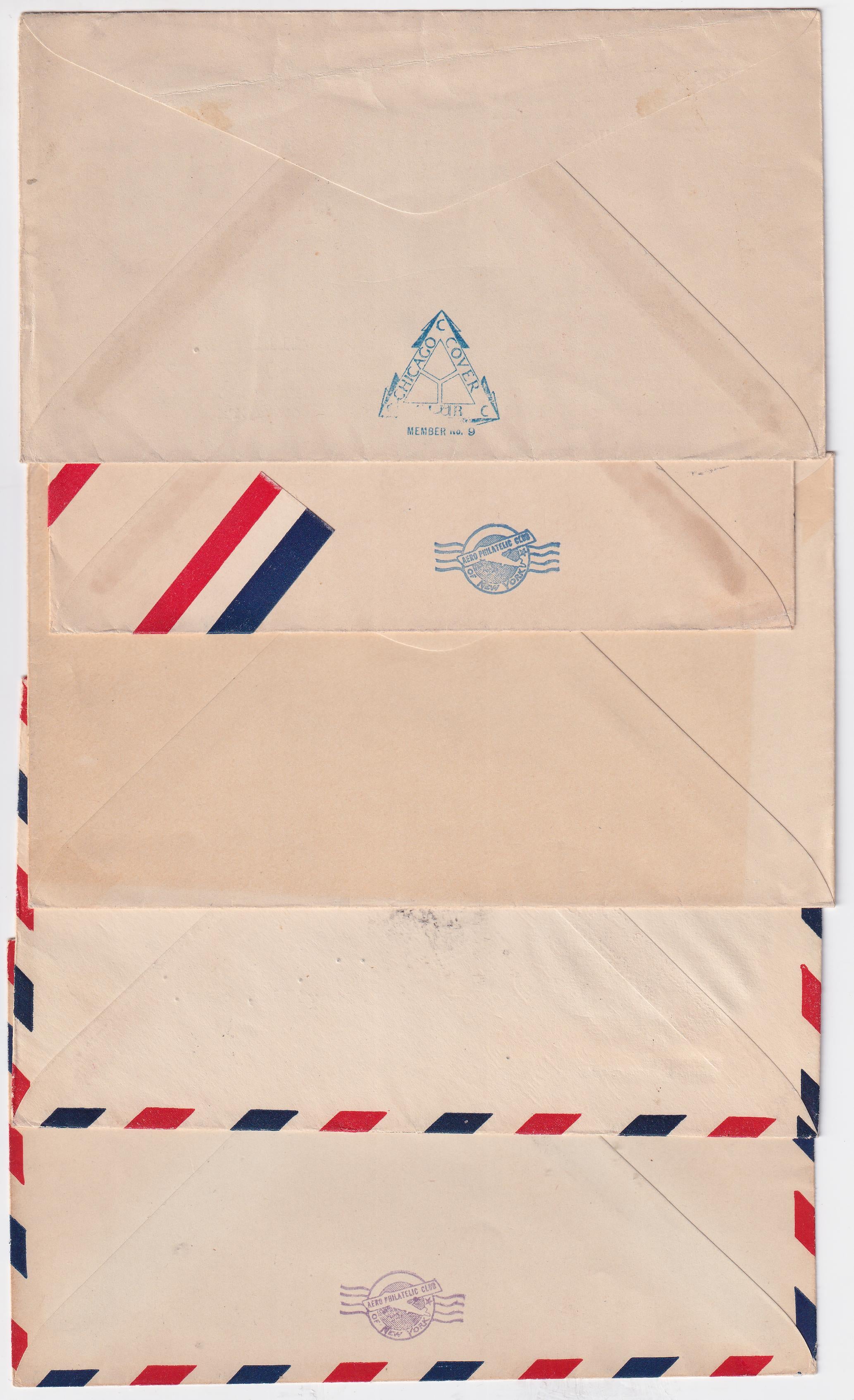 US 1933-1934 5 Airmail Covers Commemorating Italo Balbo Italian Air Fleet + Photos