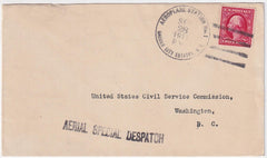 US 1911 AAMS #3A  Pioneer Airmail Cover - Garden City NY