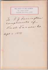 US 1931 "The Story of the Airship" 7th Edition by Hugh Allen