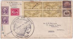 US 1933 Balbo Flight Cover to Canada