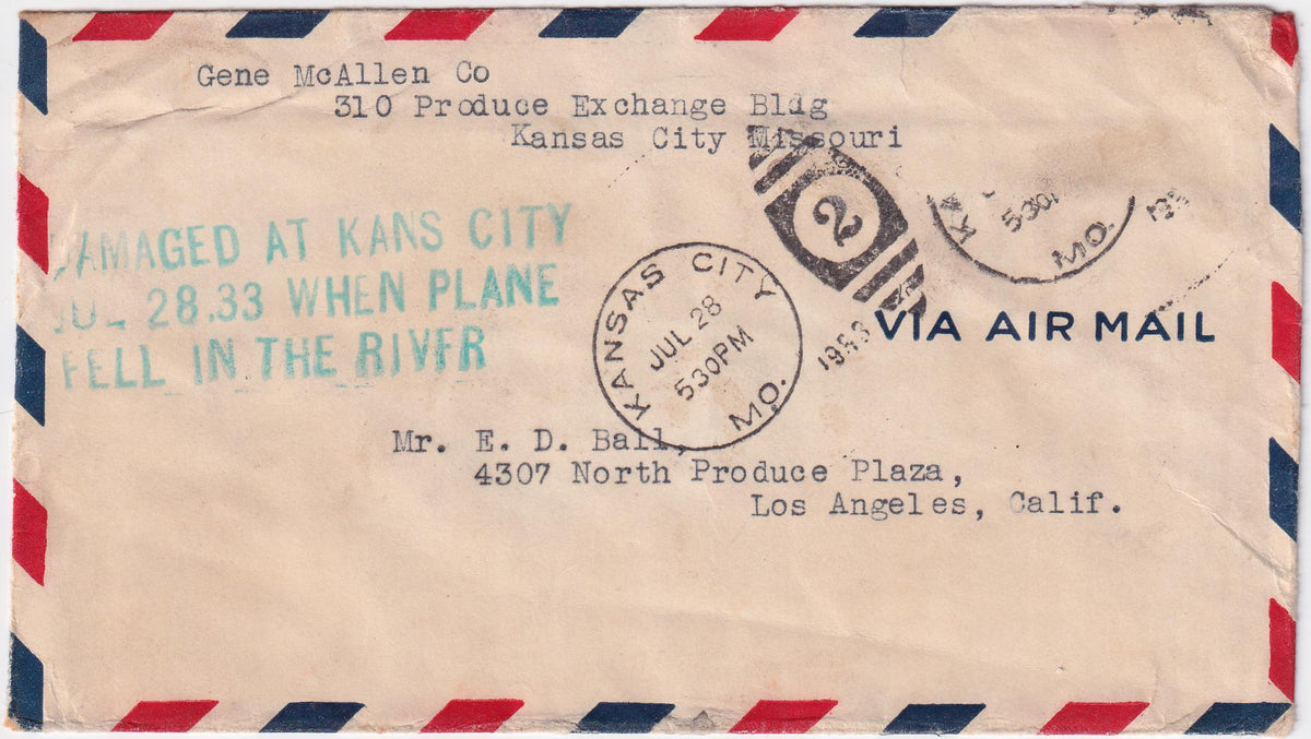 US 1933 Kansas City MO Crash Cover