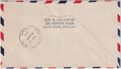 US 1946 First Flight Charleston, SC to Charlotte, NC on Airmail Cover with #928, 934