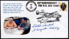 US 1977 #4164 on 60Th Anniv. of US Air Force Cover Signed by Dutch Van Kirk