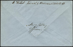 Switzerland 1922 Zumstein S18, 5rp + 5rp Tell boy Pair on Cover, Renggli Certificate