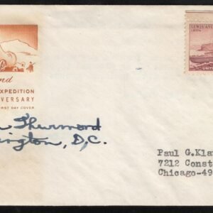 US (1954) #1063 Cover Signed by J. Strom Thurmond, US Senator 1954-2003, + Gov.