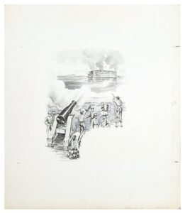 US Artmaster Scott 1178 1961 Civil War Centennial - Fort Sumter Cachet Artwork