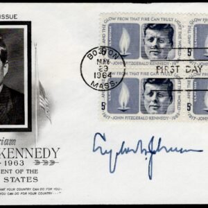 US 1964 #1246 FDC Signed by Lyndon B. Johnson as President