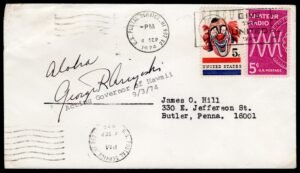 US 1974 # 1260 + 1309 Cover Signed George Ariyoshi, Governor of Hawaii
