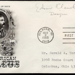 US 1966 #1309 FDC Signed by the Designer of the Issue