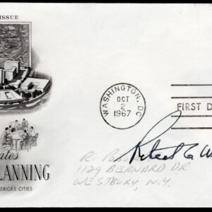 US 1967 #1333 FDC Signed by Robert C. Weaver, Secretary of  Housing & Urban Planning