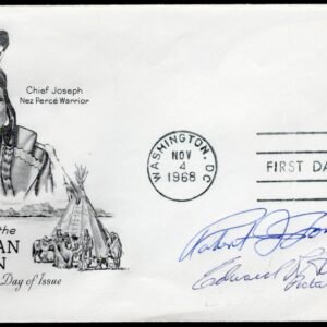 US 1968 #1364 Chief Joseph FDC Signed by The Designers and Engravers for The Issue