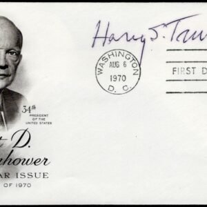 US 1970 #1293 FDC Signed by President Harry Truman
