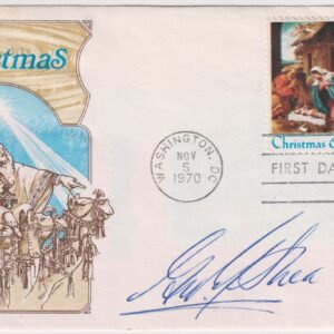 US 1414 FDC Signed by George Beverly Shea, Gospel Singer