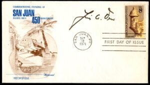 US 1971 #1437 FDC Signed by Luis A. Ferré, Governor of Puerto Rico 1969-1973