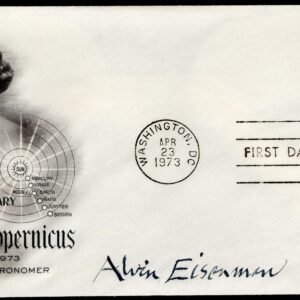 US 1973 #1488  Nicolaus Copernicus FDC Signed by The Designer of The Issue, Alvin Eisenman