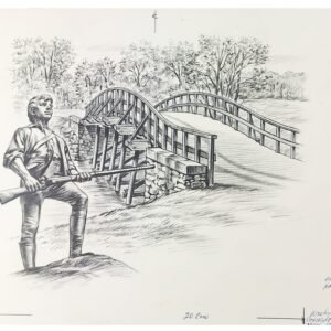 US Art Craft Scott 1563 1975  200th Anniversary of Lexington-Concord Battle Artwork