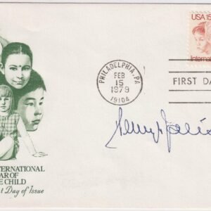 US 1772 FDC Signed by Henryk Jabloński, President of Poland