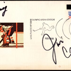 US 1980 Olympic Cover with  #1798 Signed by Jim Craig, Hockey Goalie 1980 Olympics