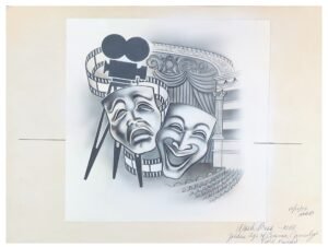 US Art Craft Scott 1803 1980 Performing Arts - W. C. Fields Artwork