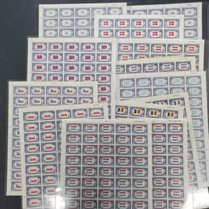 Full Set Of Overrun Countries Panes of 50, Scott 909-921, Plus "Koupa" Pane. 14 Panes Total Handpicked Panes Selected For Quality. All VF+, NH Each Pane In Protective Sleeve. Pristine Set