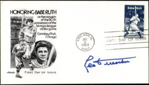 1983 2046 FDC Signed by Leo Durocher, Baseball player, manager & coach