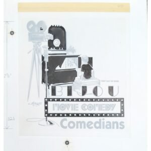 US Artmaster Scott 2562-66 Cinema - Comedians Vertical Cachet Artwork