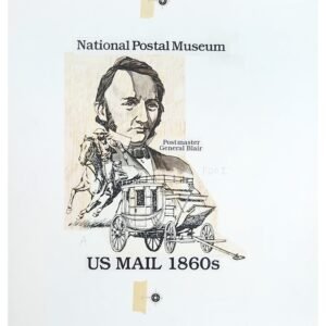 US Artmaster 2779-82 1993  National Postal Museum - Postmaster General  Blair Artwork