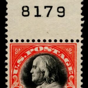 US 523 NH F-VF Plate # Single