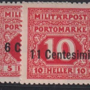 Austria #NJ1a,2a MintHinged