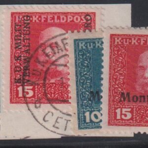 Austria #1N1-4 UsedMint