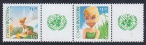 UN Personalized Sheets S48 NY 1046 - 1047 2012 Rio+20 Tinkerbell Pair