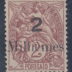 French Colonies and French Area - Egypt Port Said #36a MintHinged