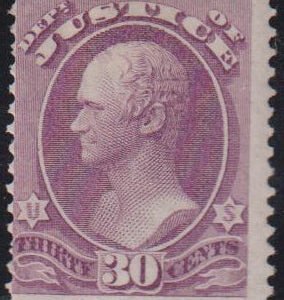 US Officials #O33 MintHinged AVE - F