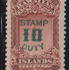 US Possessions - Hawaii #R16 MintNH VF - XF