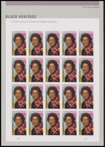 US 5830 Modern Imperf Constance Baker Motley Sheet