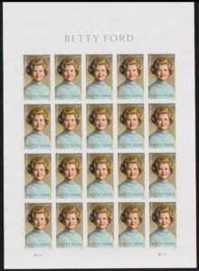 US 5852 Modern Imperf Betty Ford Sheet