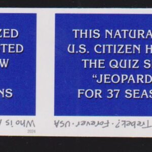 US 5907 Modern Imperf Alex Trebek Pair