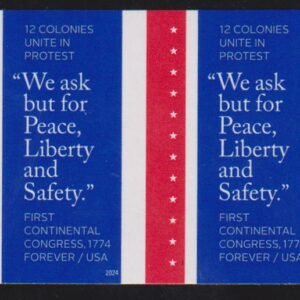 US 5939 Modern Imperf First Continental Congress Pair