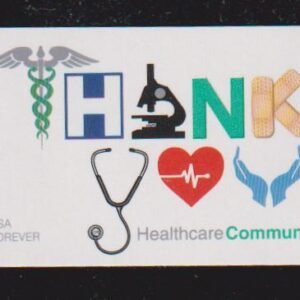 US 5947 Modern Imperf Thank You Healthcare Single