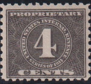 US Revenues #RB41 MintNH F - VF