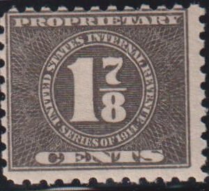 US Revenues #RB37 MintNH F