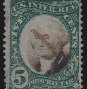 US Revenues #RB5a Used F - VF