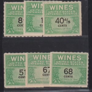 US Revenues #RE184//203 Mint F - VF