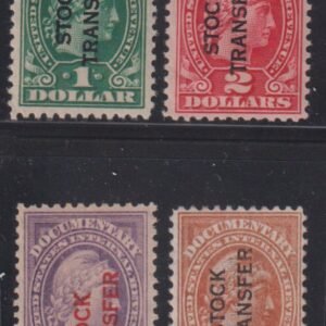 US Revenues #RD12-15 MintHinged F - VF