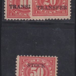 US Revenues #RD34-6 MintLH/NH F - VF