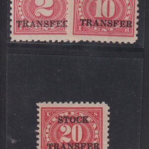 US Revenues #RD39-41 MintNH F - VF